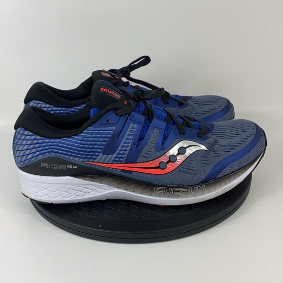 Saucony Ride ISO Blue Athletic Running Shoes S20444-3 Men's Size 11.5 - Picture 4 of 13